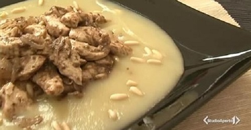 foto pollo alla crema di olive