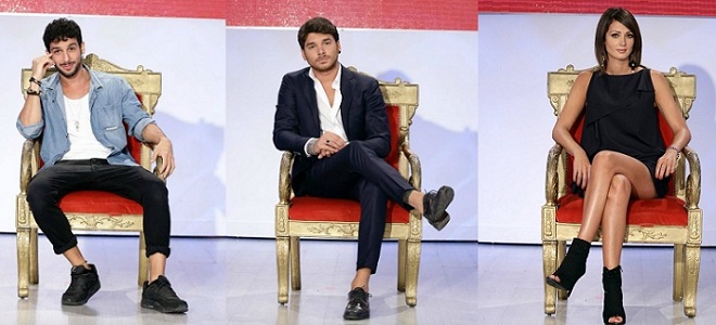 foto trono classico uomini e donne
