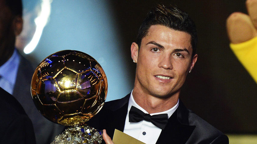 foto cristiano ronaldo pallone d'oro