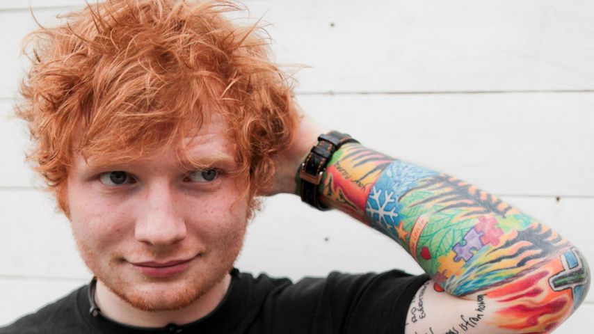 Foto Ed Sheeran a Sanremo