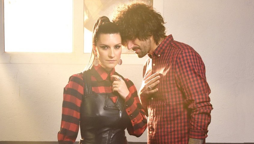 foto laura pausini e melendi