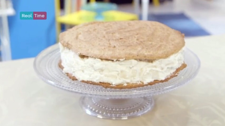 foto torta biscotto con pere e ricotta