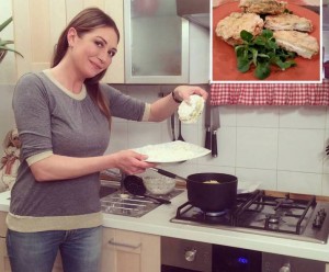 foto Tessa Gelisio cotto e mangiato