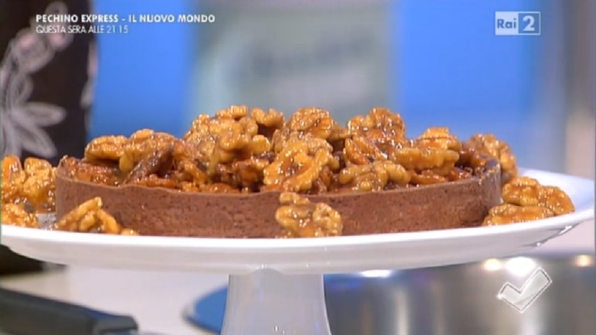 foto crostata cioccolato e noci