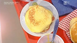 La prova del cuoco: pancake alla crema e frutta