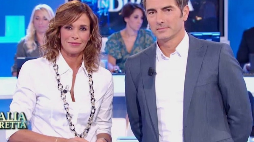 foto Marco Liorni e Cristina Parodi