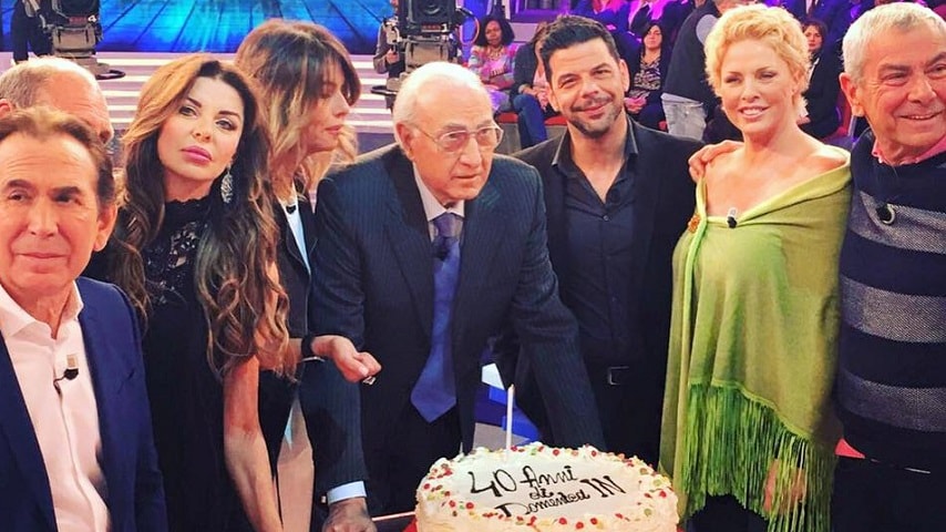 foto cast Domenica In 40 anni