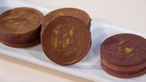 foto monete di cioccolato