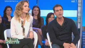 foto Sara Zanier e Simone Montedoro a La vita in diretta