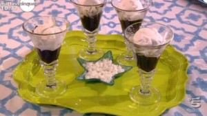 foto granita di cocco e cioccolato