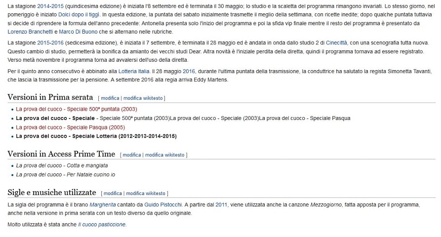 foto screen wikipedia Prova del cuoco