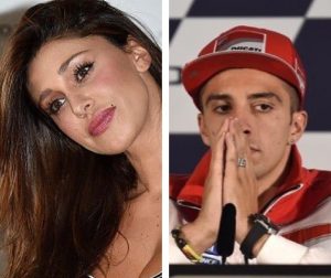 Foto Belen Rodriguez Andrea Iannone