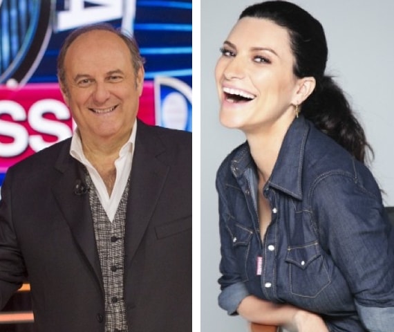 Foto Gerry Scotti Laura Pausini