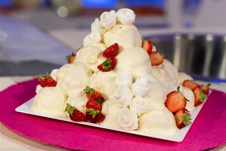 foto piramide yogurt fragole