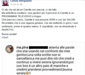 foto Camilla Mangiapelo post