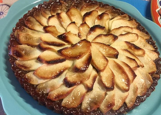 foto castagnaccio gratin mele