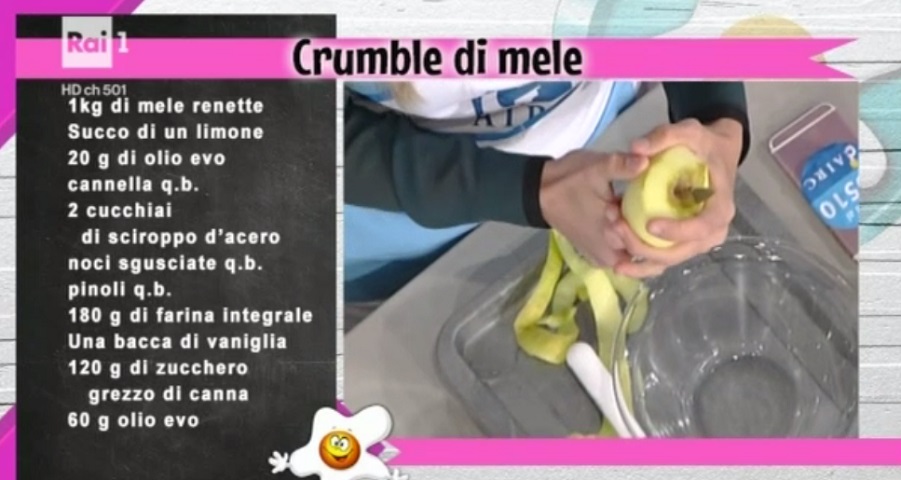 foto crumble mele ingredienti