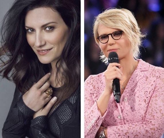 Foto Laura Pausini Maria De Filippi