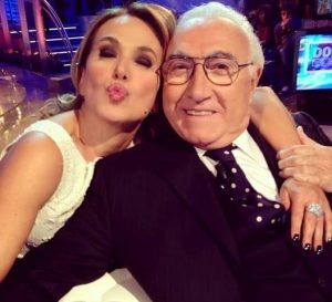 Foto Pippo Baudo Barbara d'Urso Insieme