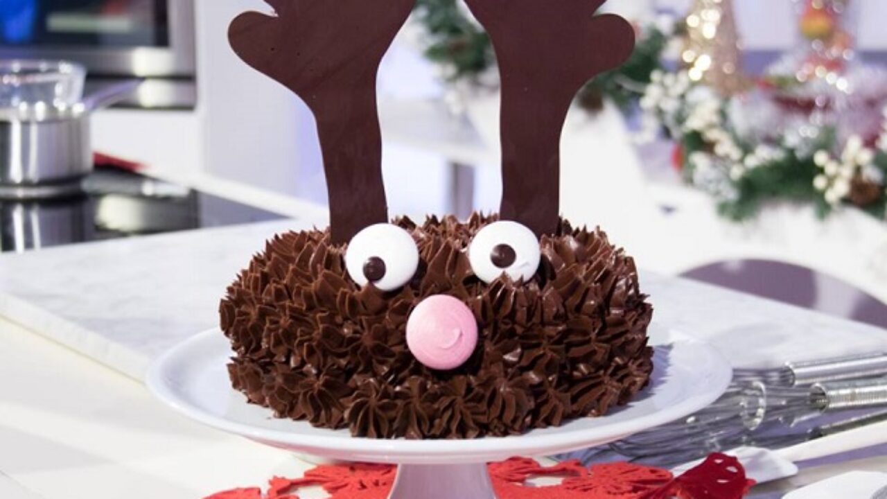 Tronchetto Di Natale Detto Fatto 2020.Caterina Balivo Detto Fatto Dolci Natale Torta Con Le Corna Lanostratv