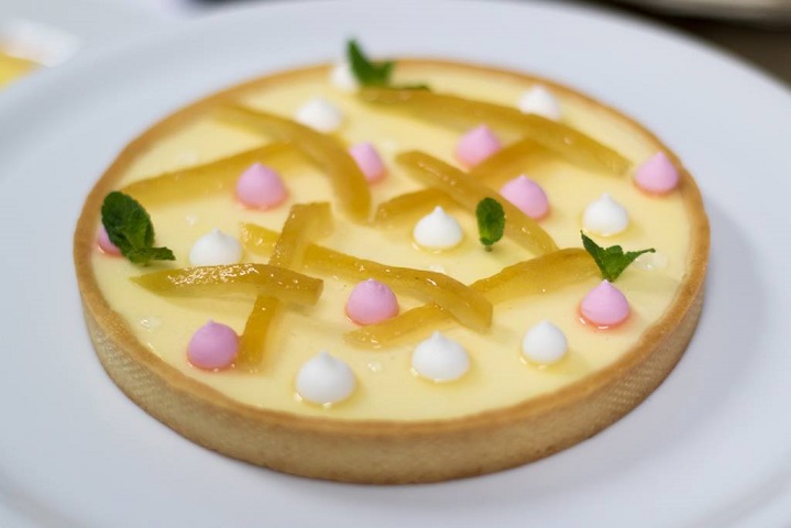 foto crostata al doppio limone