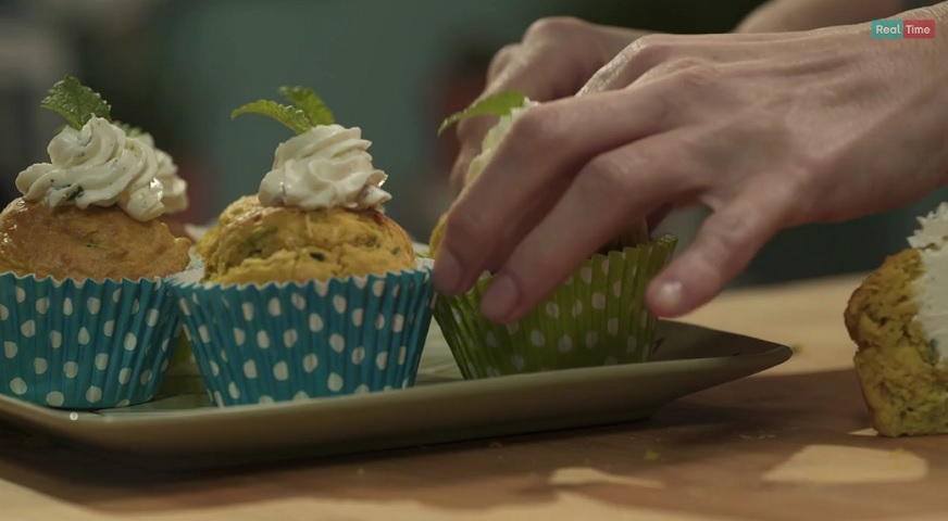 foto muffin zucchine e menta Pronto e Postato