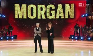 foto Morgan, Milly Carlucci. Ballando con le stelle