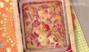 foto clafoutis fragole cocco e lime