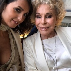 foto Caterina Balivo e Ornella Vanoni