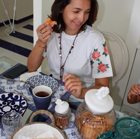 foto Caterina Balivo colazione