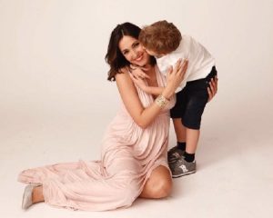 Foto Caterina Balivo e suo figlio