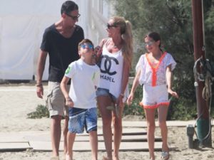 Foto Federica Panicucci e famiglia