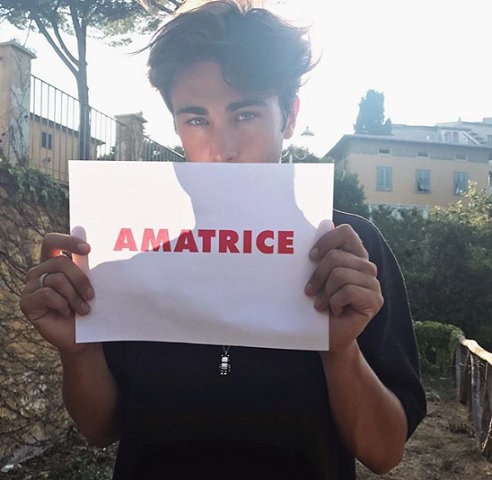 Foto Riccardo Marcuzzo a Amatrice