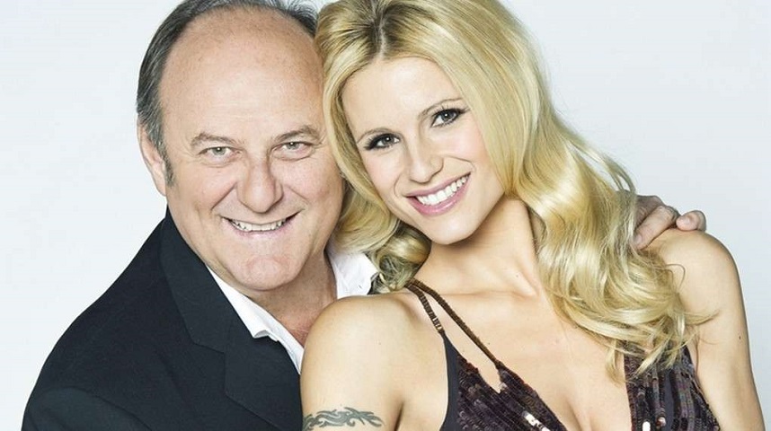 Foto Gerry Scotti e Michelle Hunziker insieme tv