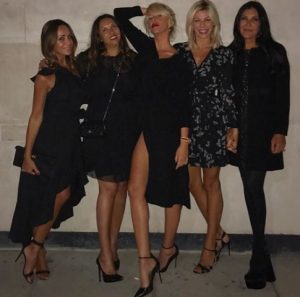 Foto Alessia Marcuzzi con le sue girls