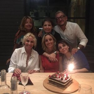 foto Antonella Clerici a un compleanno