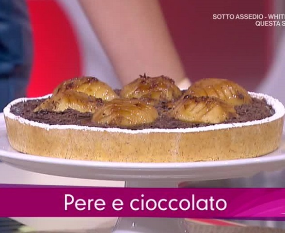 foto crostata pere e cioccolato