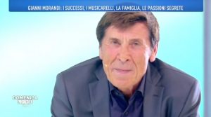 Foto Gianni Morandi a Domenica Live