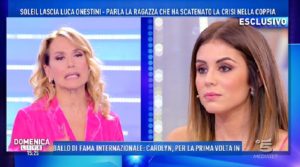 Foto Giulia Latini a Domenica Live