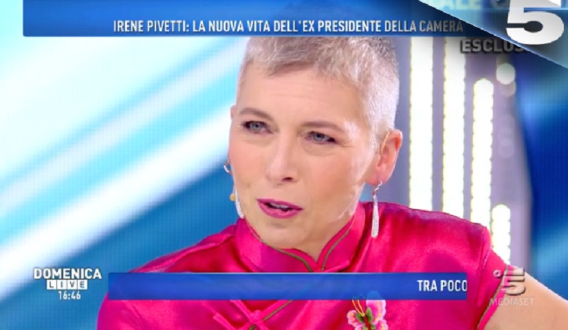 Foto Irene Pivetti a Domenica Live