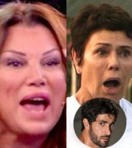 foto serena grandi domenica live Corinne Clery angelo contabile gf vip