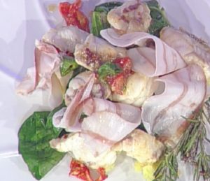 Foto pescatrice con lardo La prova del cuoco