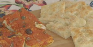 Foto sardenaira e focaccia Bake off Italia