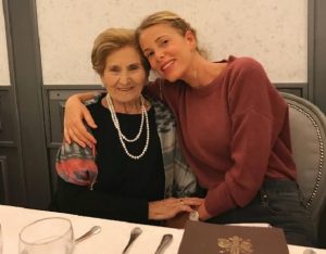 foto alessia marcuzzi insieme alla nonna