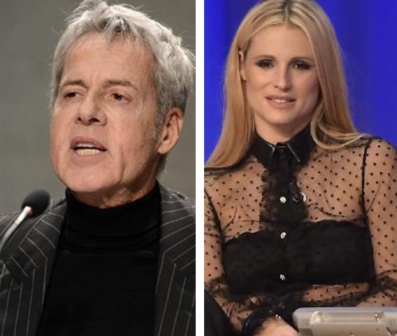 Foto Claudio Baglioni Michelle Hunziker Sanremo