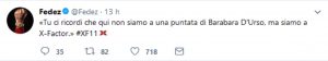 foto tweet di fedez contro barbara d'urso