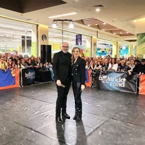 Foto Giovanni Ciacci e Milly Carlucci