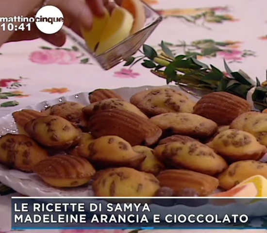 foto madeleine arancia e cioccolato