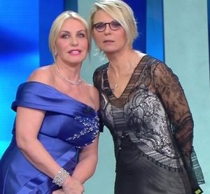 Foto Maria De Filippi Antonella Clerici Sanremo 2019