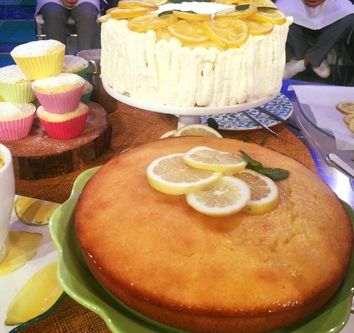 foto torta al limone al microonde